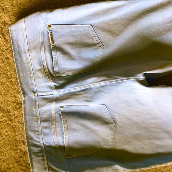 Nygard faded blue LUXE denim capris - Picture 5 of 10